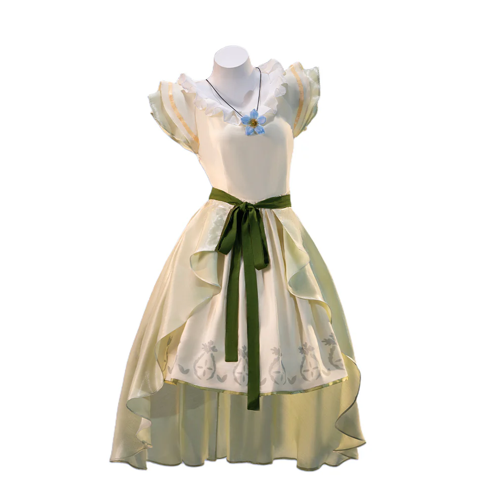 【In Stock】【Size XS-XL】DokiDoki-N Anime Cosplay KFC Collaboration Costume Light Green Dress - Image 5