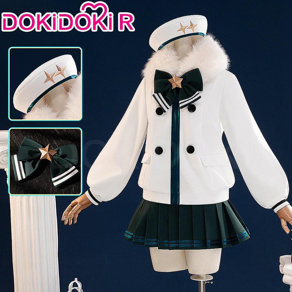 【In Stock】【Size XS-XL】DokiDoki-R Cosplay White Costume New Winter Wear