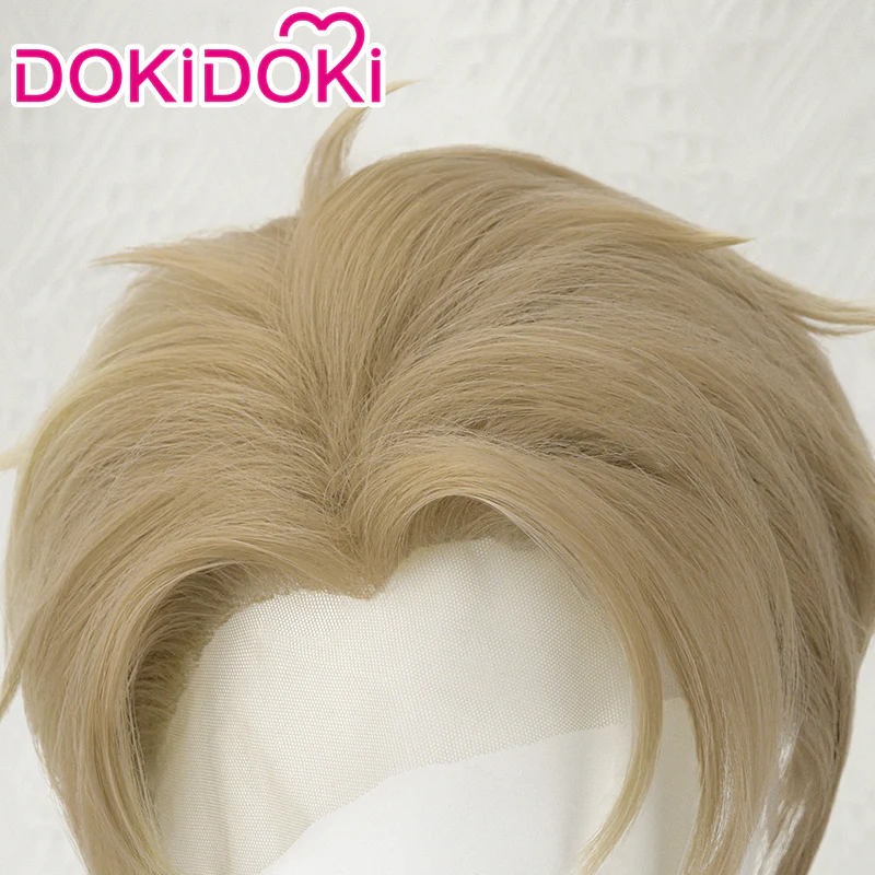 【Ready For Ship】【Last Batch】【 Front Lace 】DokiDoki Manga Cosplay Wig Short Light Flax - Image 10