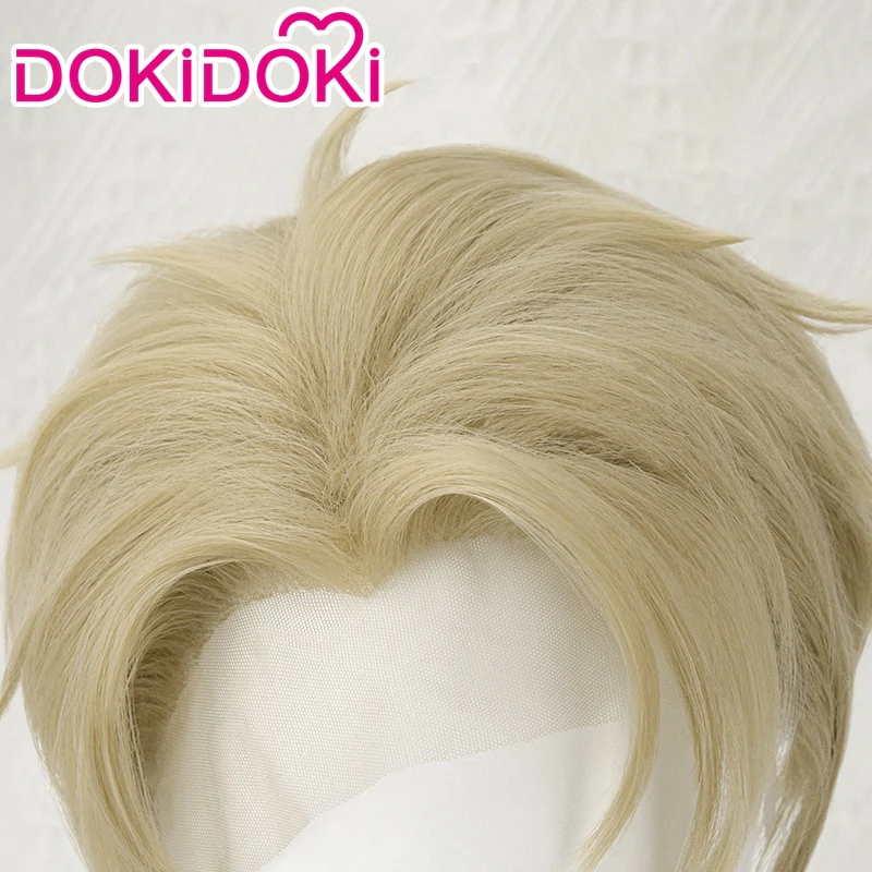 【Ready For Ship】【Last Batch】【 Front Lace 】DokiDoki Manga Cosplay Wig Short Light Flax - Image 4
