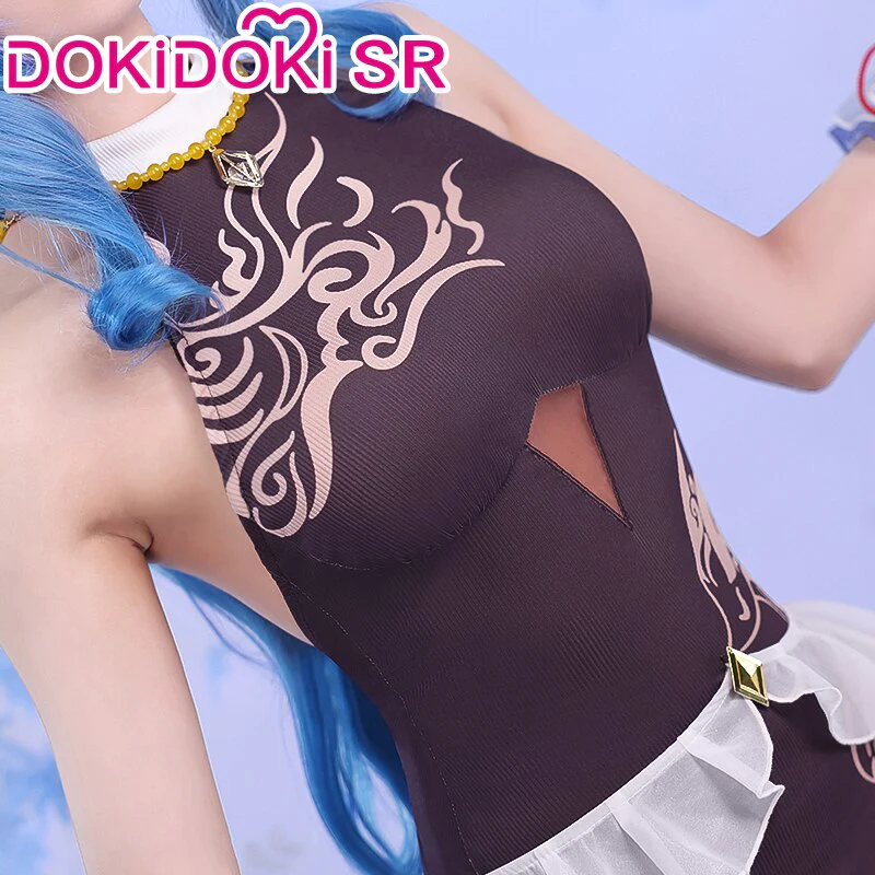 【US LOCAL SHIPPING 】DokiDoki-SR Game Genshin Impact Ganyu Cosplay Costume Doujin Swimsuit - Image 3