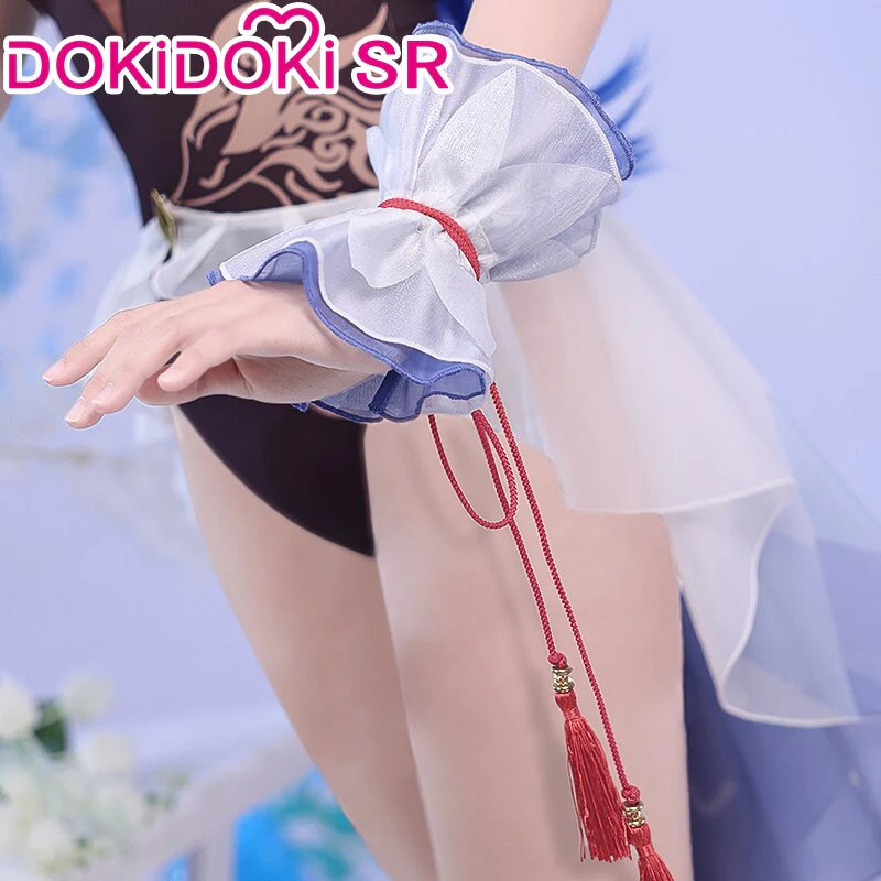 【US LOCAL SHIPPING 】DokiDoki-SR Game Genshin Impact Ganyu Cosplay Costume Doujin Swimsuit - Image 4