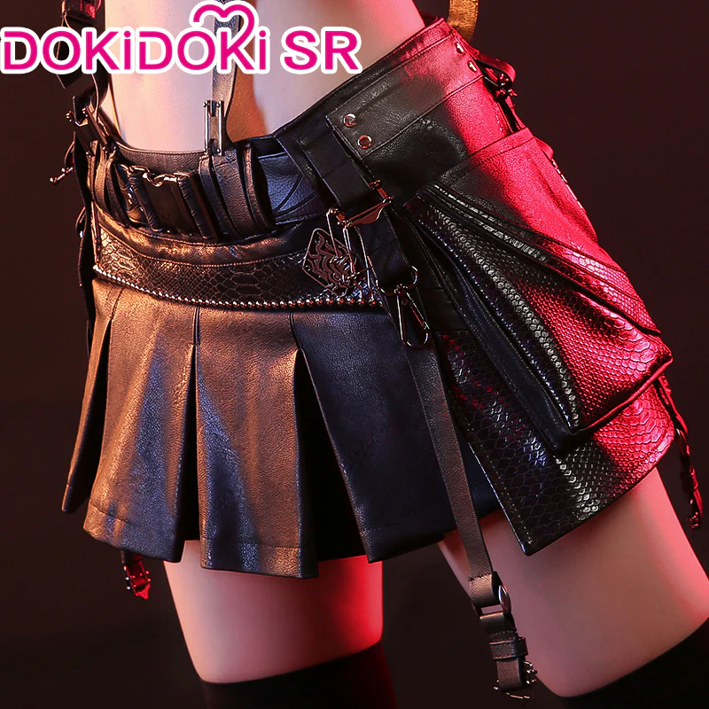 【Ready For Ship】DokiDoki-SR Tiffaa Lockhart Cosplay Black White Costume Women - Image 3