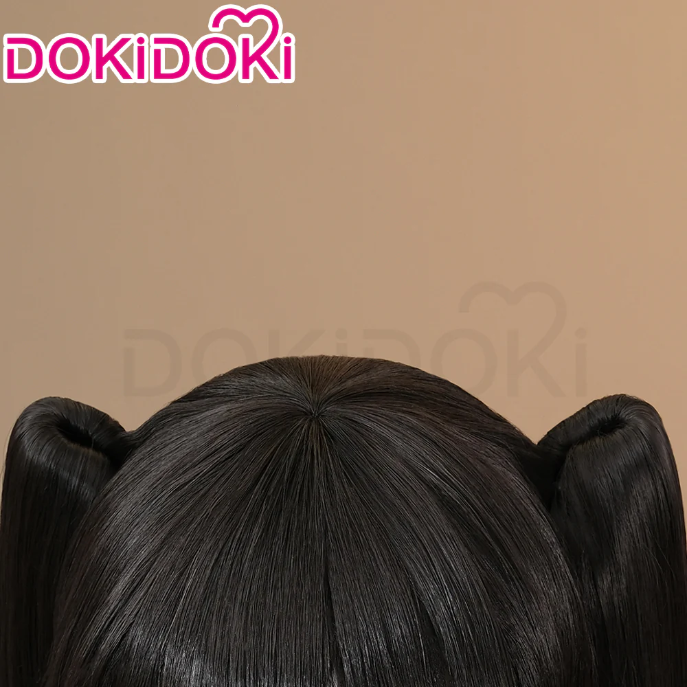DokiDoki Anime DATE A LIVE Cosplay Tokisaki Kurumi Wig Long Straight Black Hair - Image 4