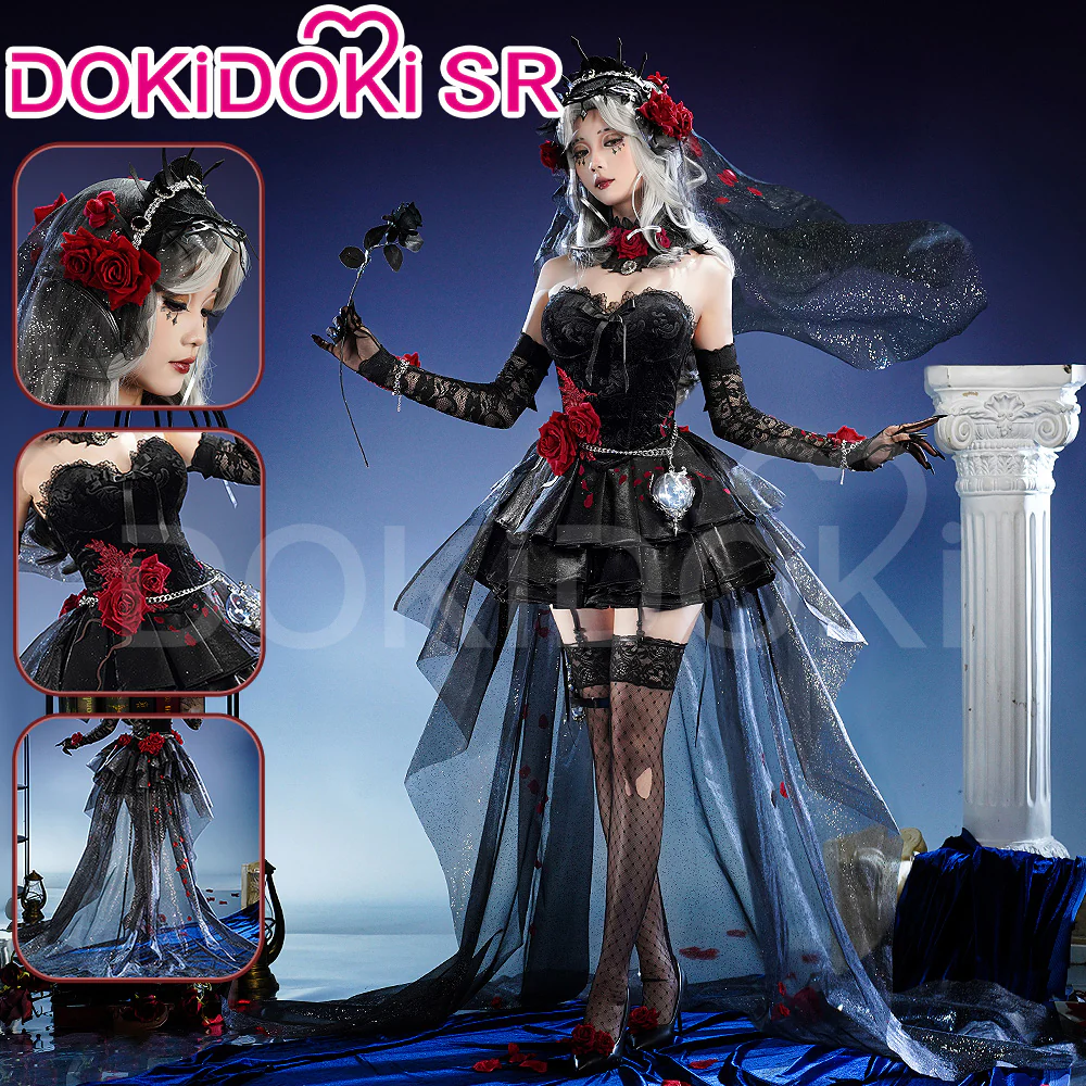 【Partially Ready For Ship】【Last Batch】DokiDoki-SR Game Identity Ⅴ Cosplay Everlasting Night Ada Mesmer Costume / Wig / Shoes Psychologist idv 2.0 ver.