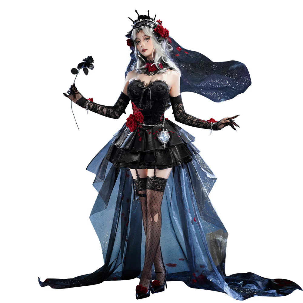 【Partially Ready For Ship】【Last Batch】DokiDoki-SR Game Identity Ⅴ Cosplay Everlasting Night Ada Mesmer Costume / Wig / Shoes Psychologist idv 2.0 ver. - Image 6