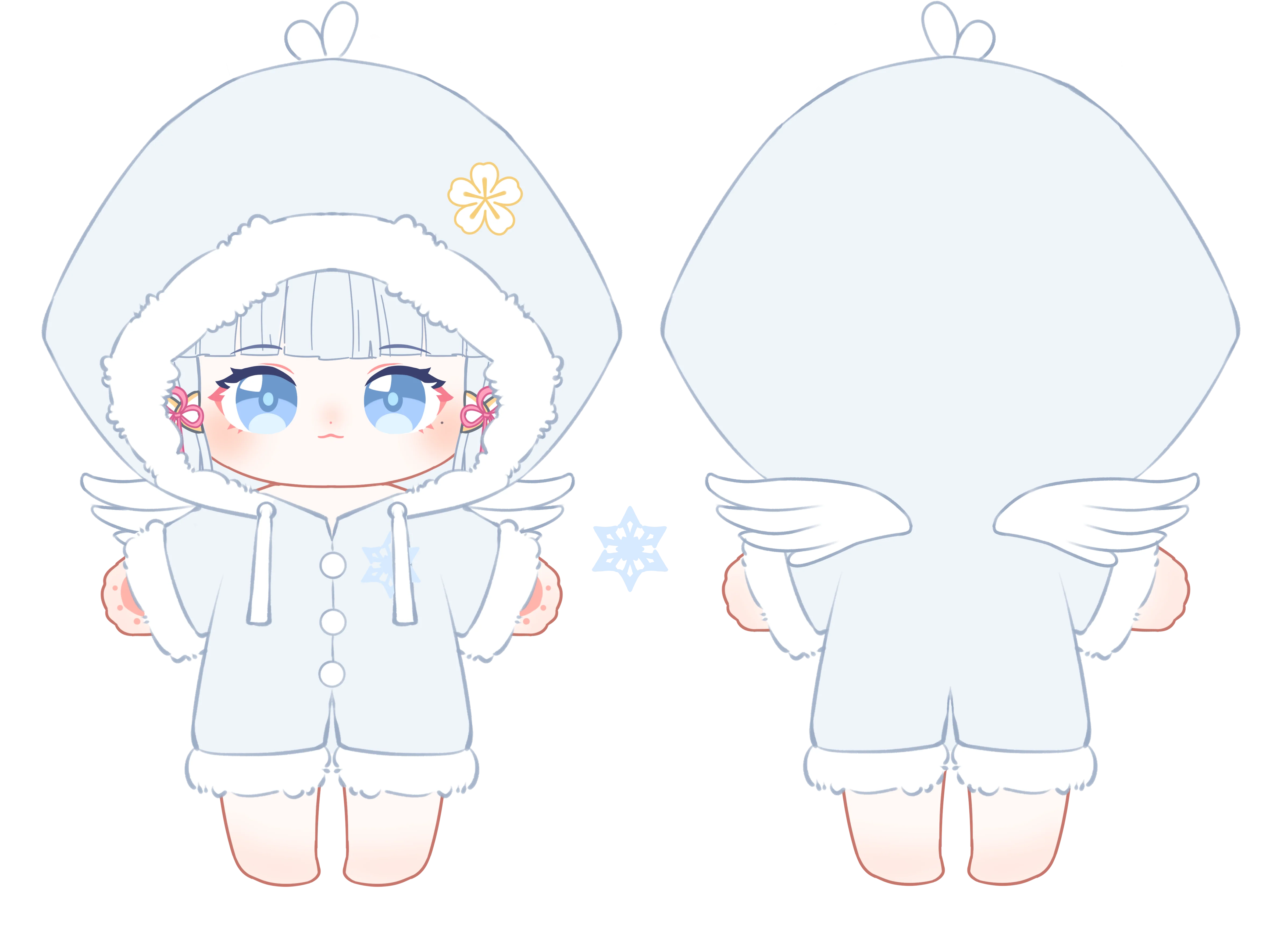 【Ready For Ship】Consignment Sales PLUSH WONDERLAND Game Princess Egret Cotton Doll Plush 20CM Plushies FANMADE - Image 7