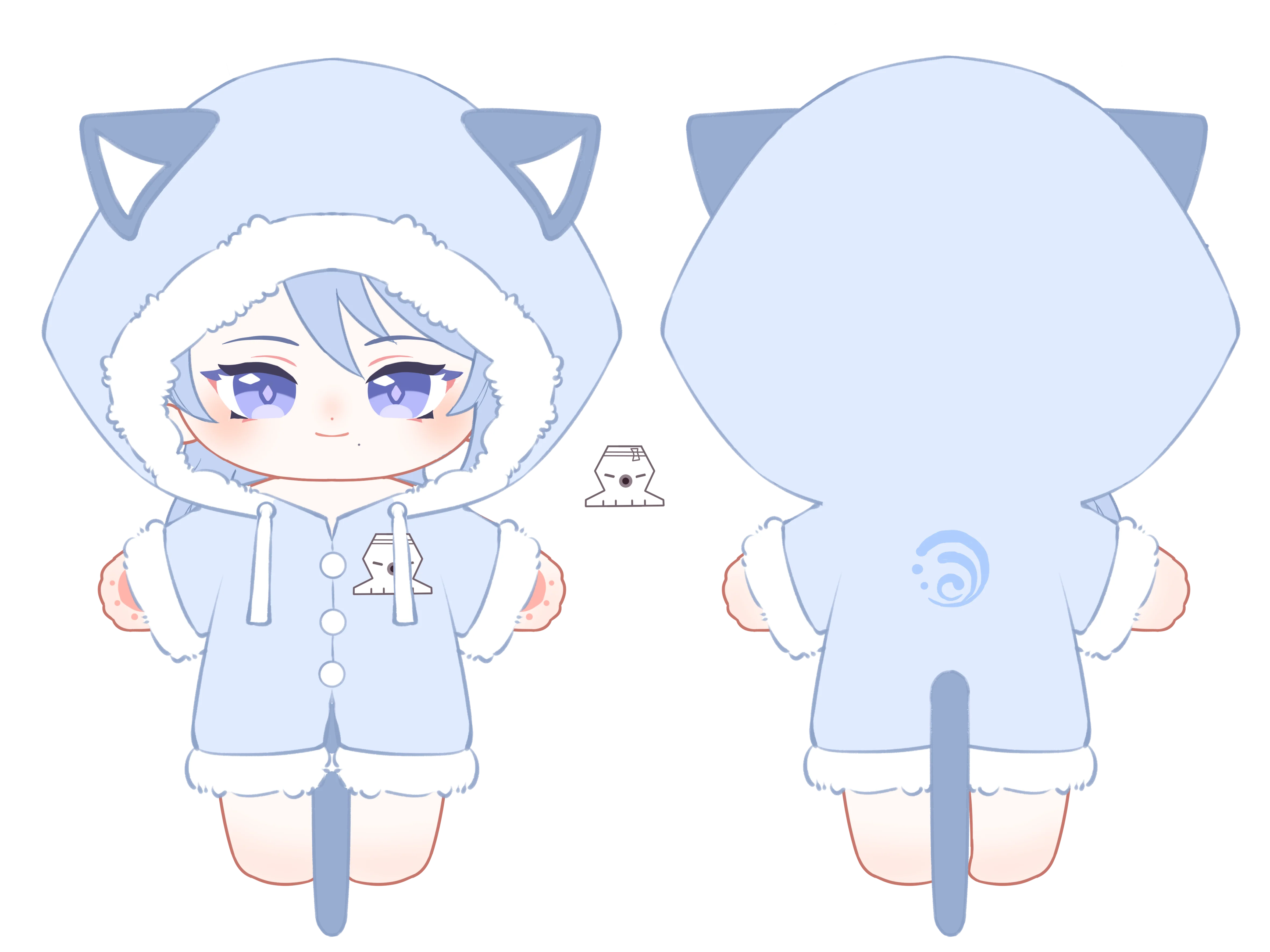【Ready for ship】Consignment Sales PLUSH WONDERLAND Game Sleeve hidden milk tea Cotton Doll Plush 20CM  Plushies FANMADE - Image 10