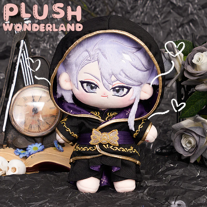 【In Stock】【Consignment Sales】PLUSH WONDERLAND Twsted-Wondeland Octavinele Azull Ashengrotto Cotton Doll Plush 20 CM FANMADE - Image 2