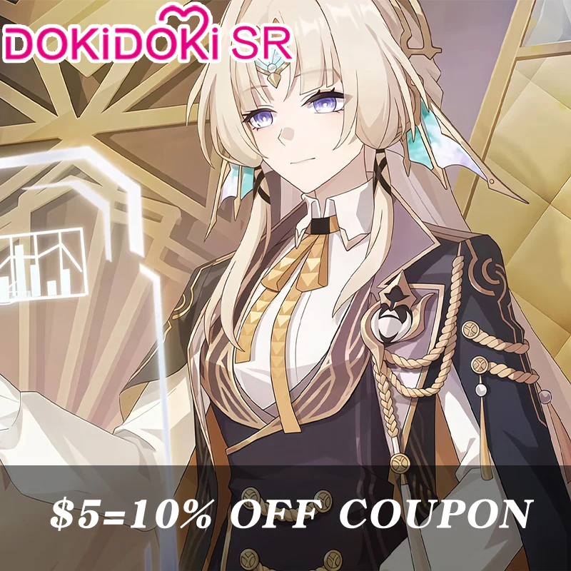 【POLL】$5 Deposit =$10 Coupon DokiDoki-SR Game Honkai: Star Rail Cosplay Pearl Suit Costume - Image 2