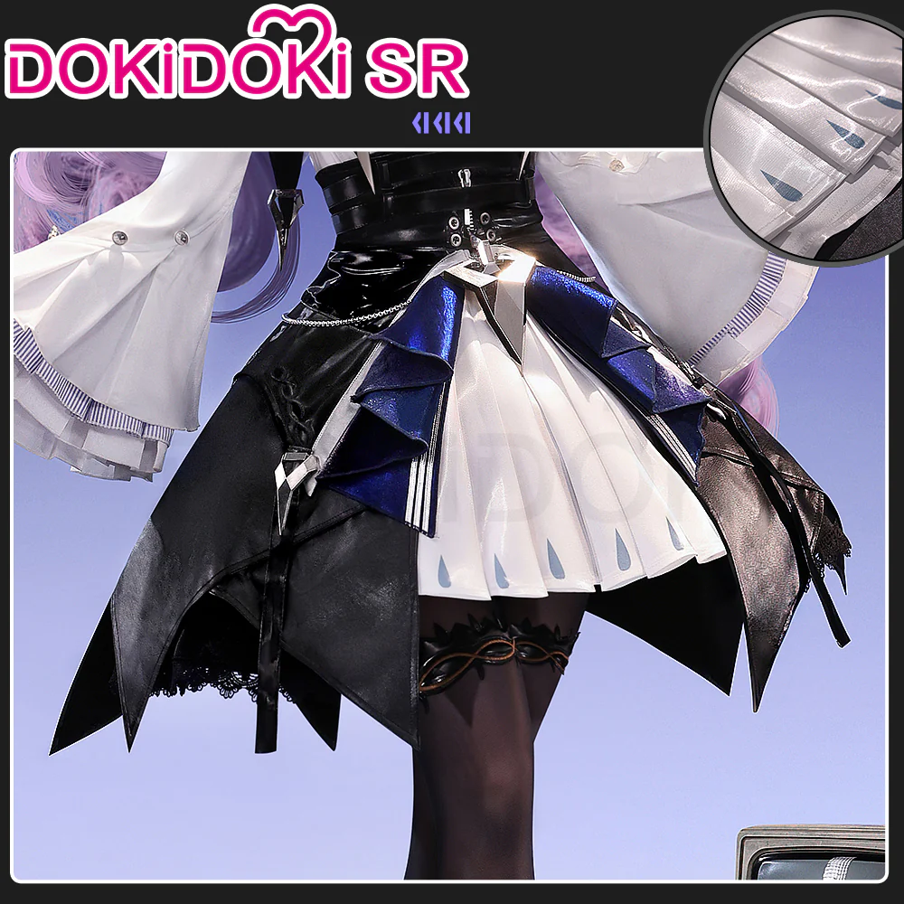 【Partially Ready For Ship】【Glowing】DokiDoki-SR Game Zenless Zone Zero Cosplay Vivian Costume Vampire Girl ZZZ - Image 3
