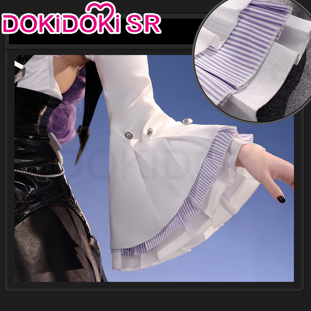 【Partially Ready For Ship】【Glowing】DokiDoki-SR Game Zenless Zone Zero Cosplay Vivian Costume Vampire Girl ZZZ - Image 4