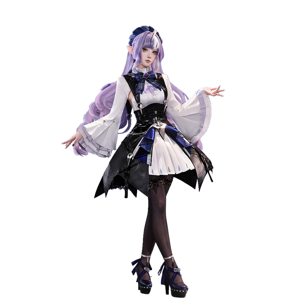 【Partially Ready For Ship】【Glowing】DokiDoki-SR Game Zenless Zone Zero Cosplay Vivian Costume Vampire Girl ZZZ - Image 6