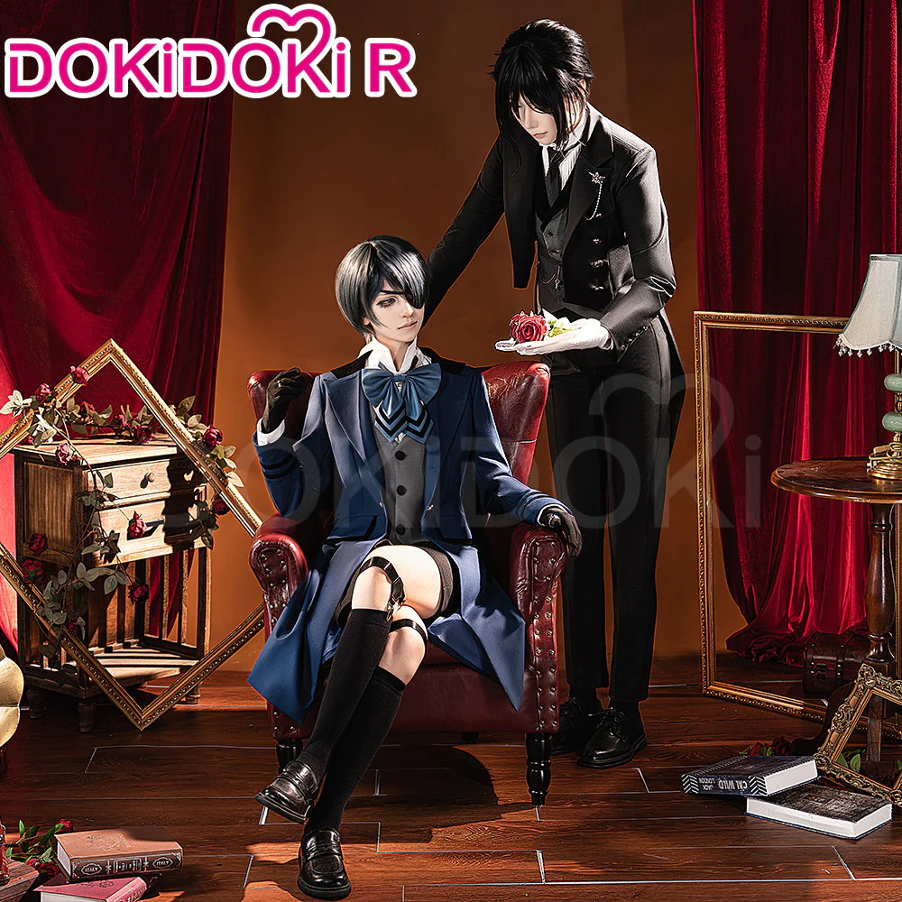 【Partially Ready For Ship】【Size S-3XL】DokiDoki-R Anime Cosplay Seebaastiaan Miichaeliis Costume - Image 3