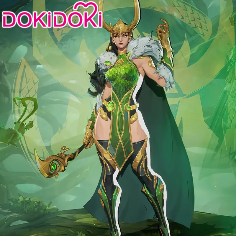 【POLL】$5 Deposit =10% OFF Coupon Dokidoki Game Cosplay Green Dress Sexy Costume Woman Lady - Image 3