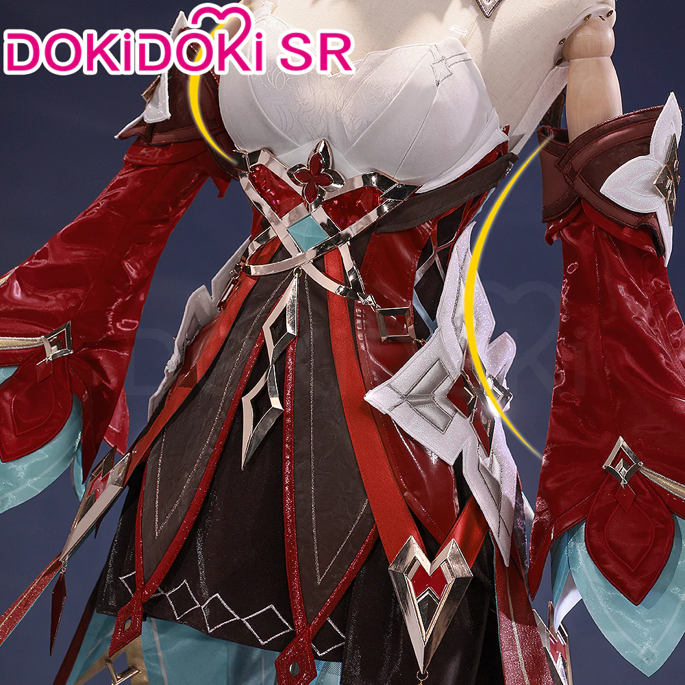 【Size S-3XL】DokiDoki-SR Game Genshin Impact Cosplay Alice Costume Song of the Welkin Moon “ A ” Nod Krai - Image 5