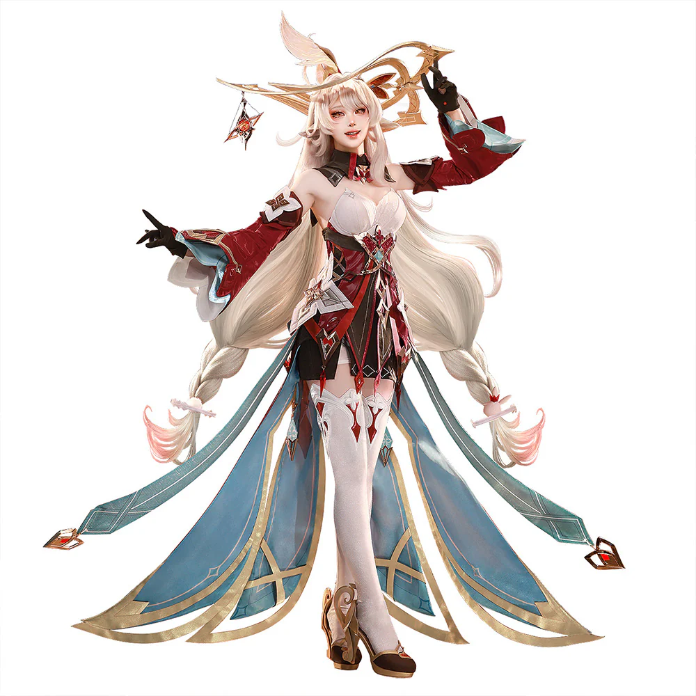 【Size S-3XL】DokiDoki-SR Game Genshin Impact Cosplay Alice Costume Song of the Welkin Moon “ A ” Nod Krai - Image 6