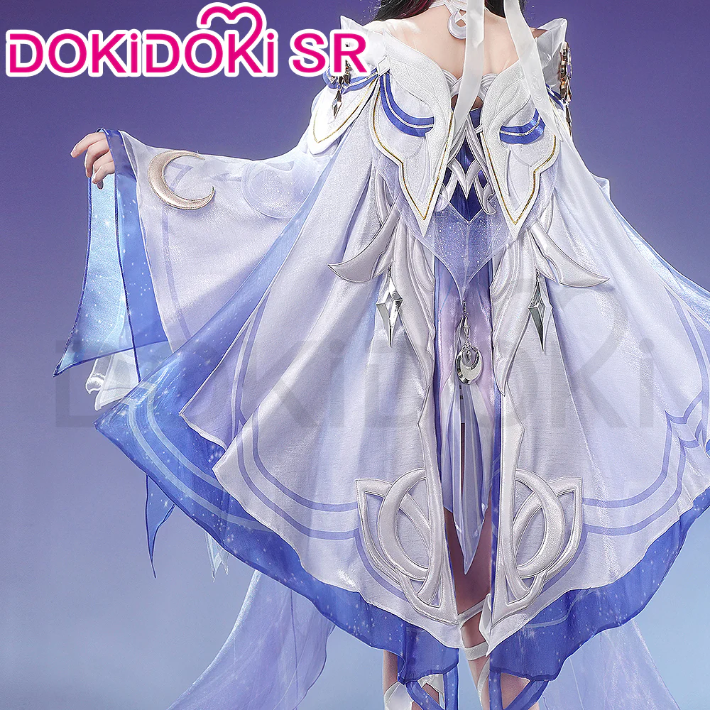 【Size S-3XL】DokiDoki-SR Game Genshin Impact Cosplay Columbina Costume Moon Maiden Song of the Welkin Moon Nod Krai - Image 3