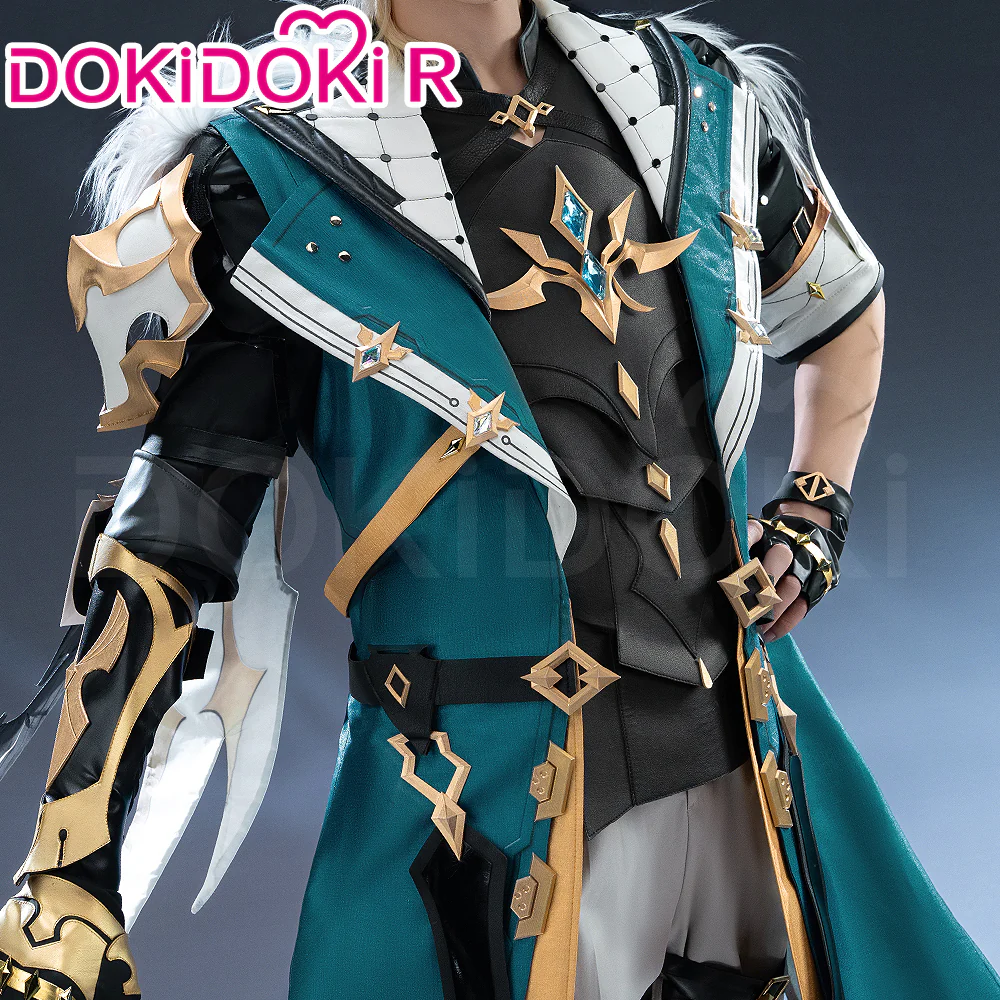 【Costume Ready For Ship】【Size XS-3XL】 DokiDoki-R Game Genshin Impact Cosplay Varka Costume / Knee Pads Song of the Welkin Moon Nod Krai - Image 4