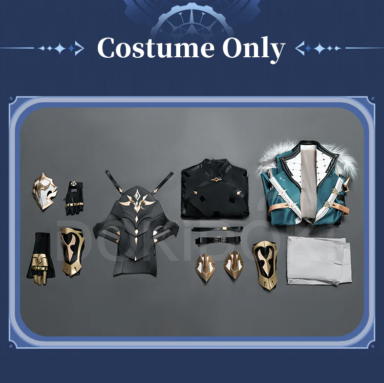【Costume Ready For Ship】【Size XS-3XL】 DokiDoki-R Game Genshin Impact Cosplay Varka Costume / Knee Pads Song of the Welkin Moon Nod Krai - Image 5