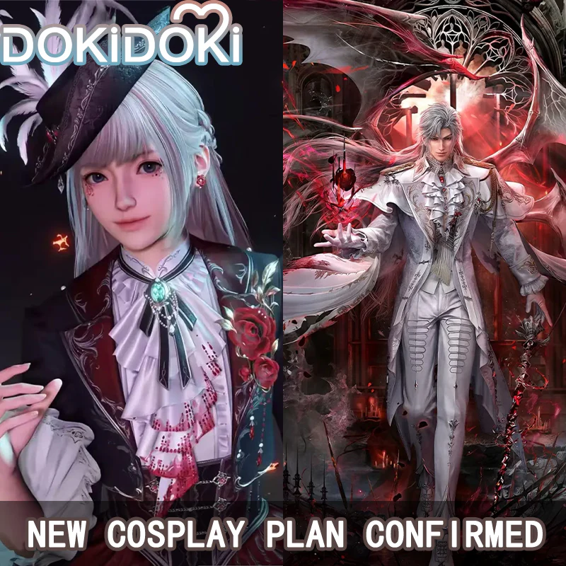 【Confirmed】$5 Deposit = 10% off Coupon DokiDoki Game Love And Deepspace Cosplay Sylus Crimson Departure / Crimson Rapture Protagonist MC Silverwing Fiend Costume Crimson Feast - Image 2