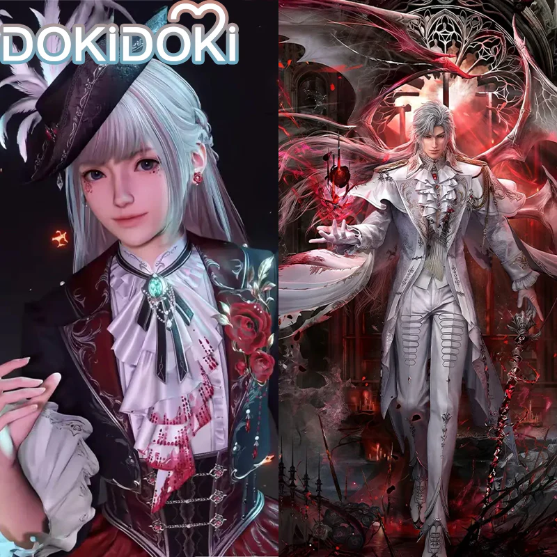 【Confirmed】$5 Deposit = 10% off Coupon DokiDoki Game Love And Deepspace Cosplay Sylus Crimson Departure / Crimson Rapture Protagonist MC Silverwing Fiend Costume Crimson Feast - Image 3