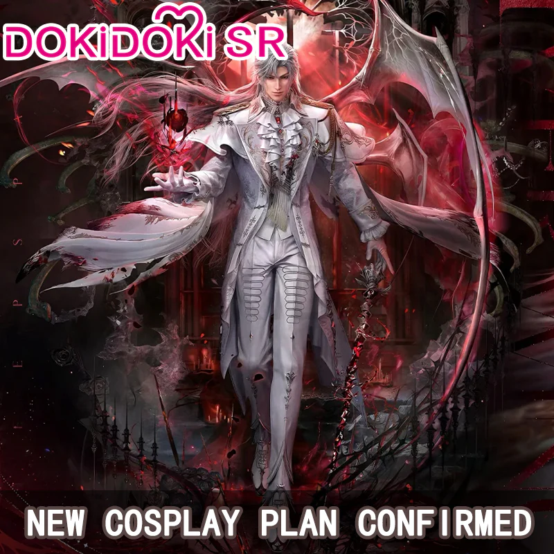 【Confirmed】$5 Deposit = 10% off Coupon DokiDoki Game Love And Deepspace Cosplay Sylus Crimson Departure / Crimson Rapture Protagonist MC Silverwing Fiend Costume Crimson Feast - Image 5