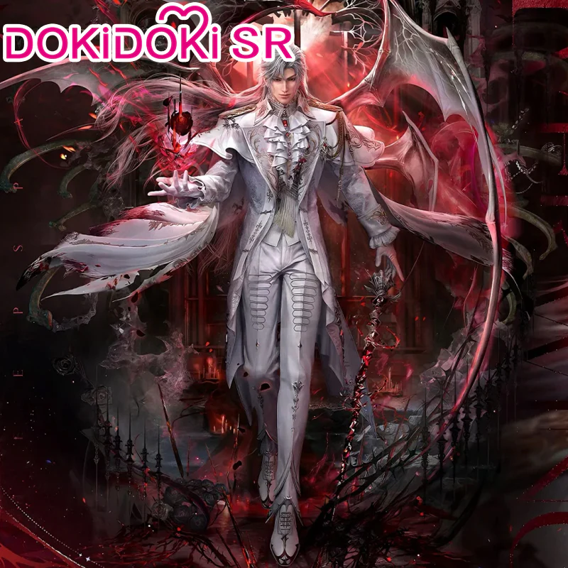 【Confirmed】$5 Deposit = 10% off Coupon DokiDoki Game Love And Deepspace Cosplay Sylus Crimson Departure / Crimson Rapture Protagonist MC Silverwing Fiend Costume Crimson Feast - Image 6