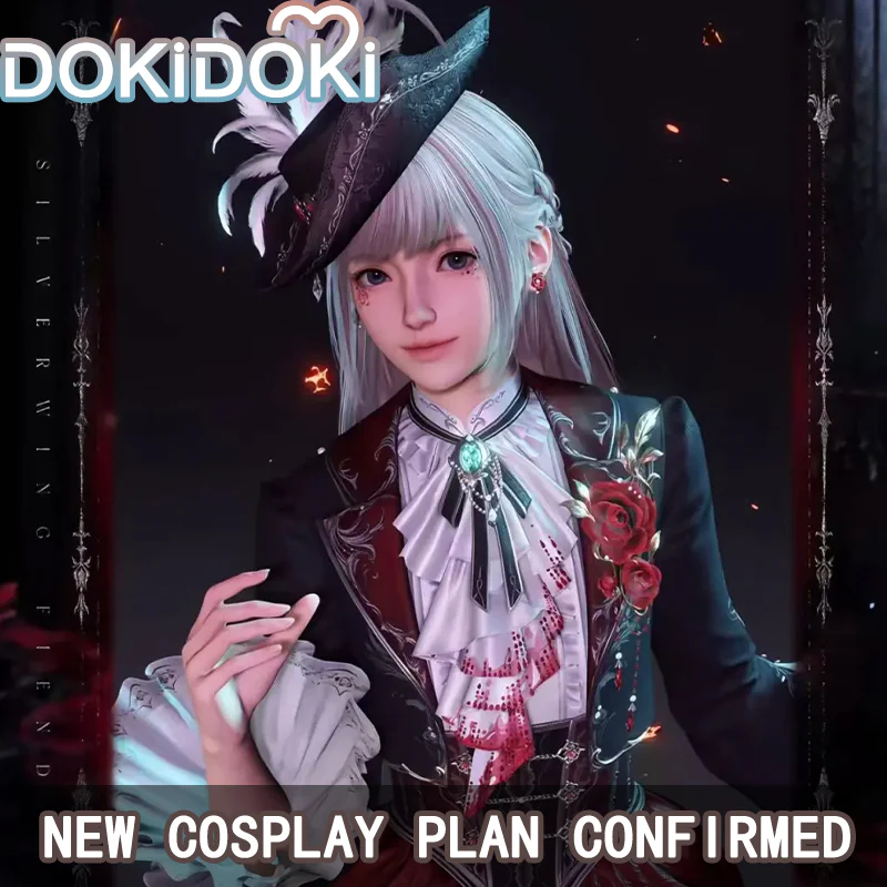 【Confirmed】$5 Deposit = 10% off Coupon DokiDoki Game Love And Deepspace Cosplay Sylus Crimson Departure / Crimson Rapture Protagonist MC Silverwing Fiend Costume Crimson Feast - Image 8