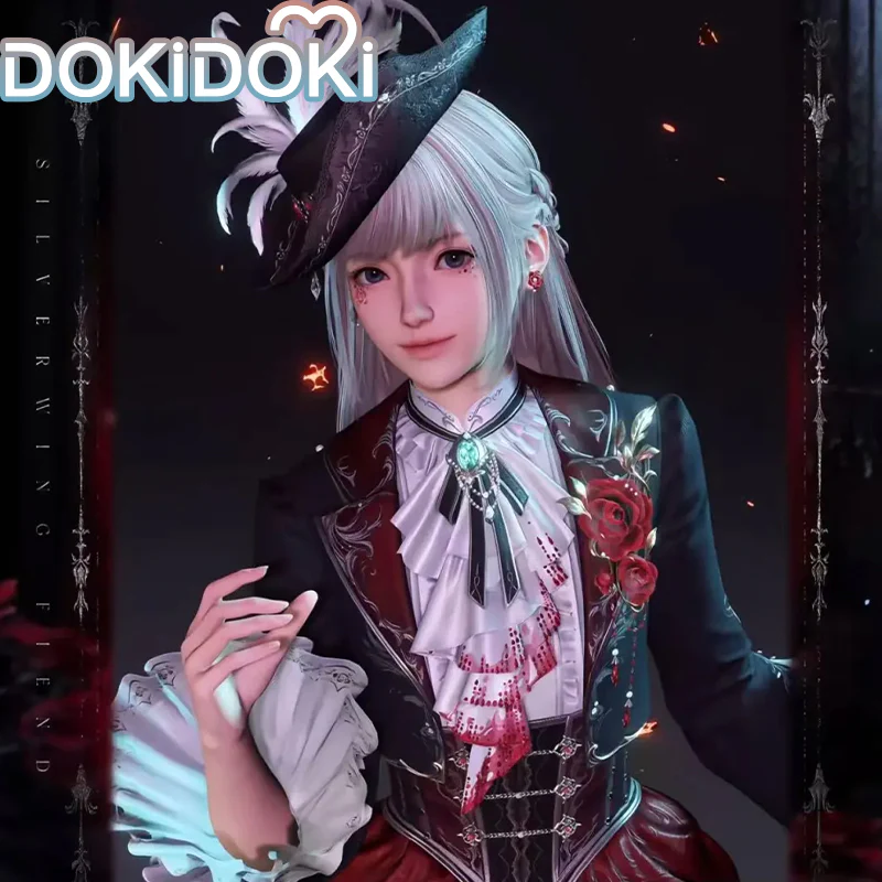 【Confirmed】$5 Deposit = 10% off Coupon DokiDoki Game Love And Deepspace Cosplay Sylus Crimson Departure / Crimson Rapture Protagonist MC Silverwing Fiend Costume Crimson Feast - Image 9