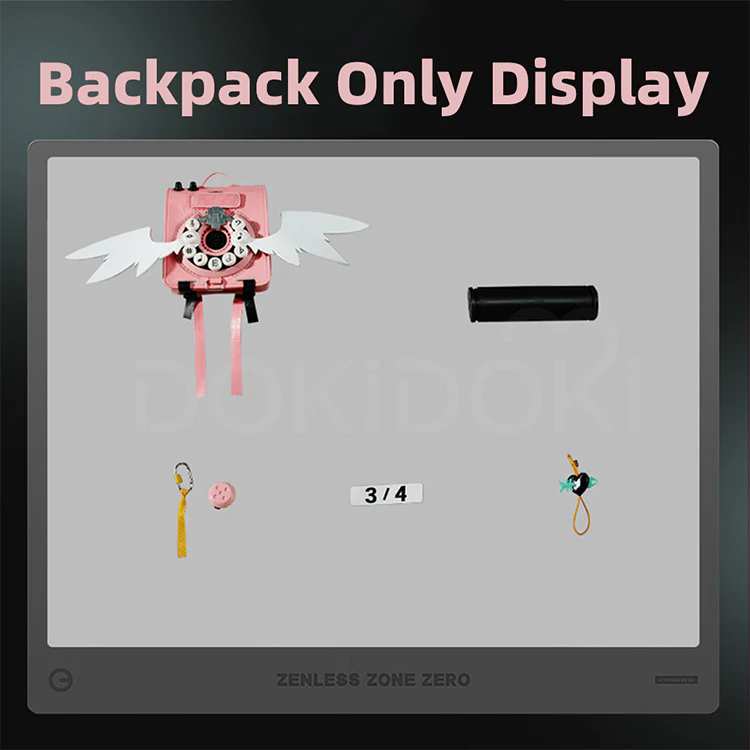 【Size S-2XL】DokiDoki-R Game Zenless Zone Zero Cosplay Sunna Costume / Backpack ZZZ Chinatsu Remiel Angels of Delusion - Image 6