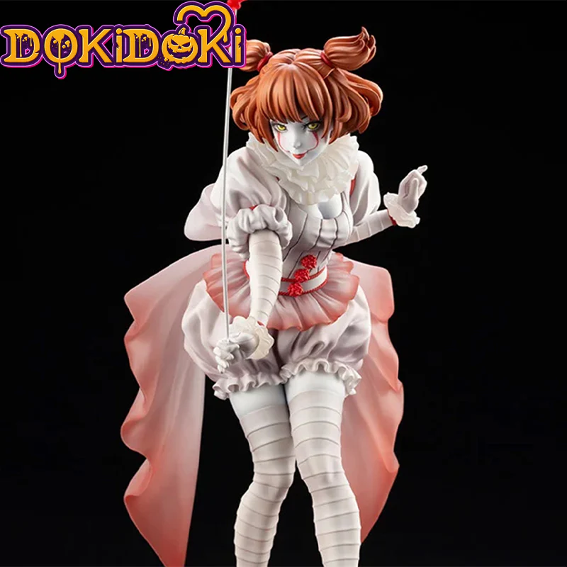 【POLL】$5 Deposit =10% OFF Coupon DokiDoki Movie It: Chapter One Cosplay Gender-Swapped Version Female Pink Dress Costume Pennywise - Image 3