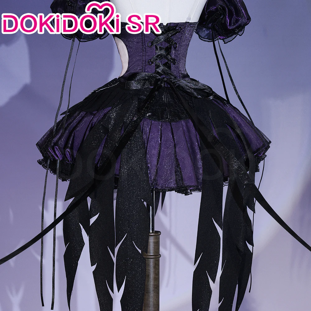 【Partially Ready For Ship】DokiDoki-SR Anime Cosplay  Costume Dress  Fate Symphony Doujin Purple - Image 2