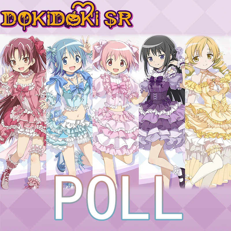 【POLL】$5 Deposit =10% OFF Coupon DokiDoki-SR Anime Cosplay Pink / Purple / Blue / Red / Yellow Dress Costume Magia Day 2025