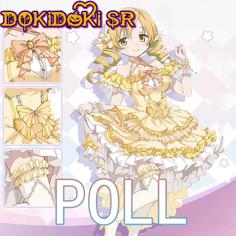 【POLL】$5 Deposit =10% OFF Coupon DokiDoki-SR Anime Cosplay Pink / Purple / Blue / Red / Yellow Dress Costume Magia Day 2025 - Image 16