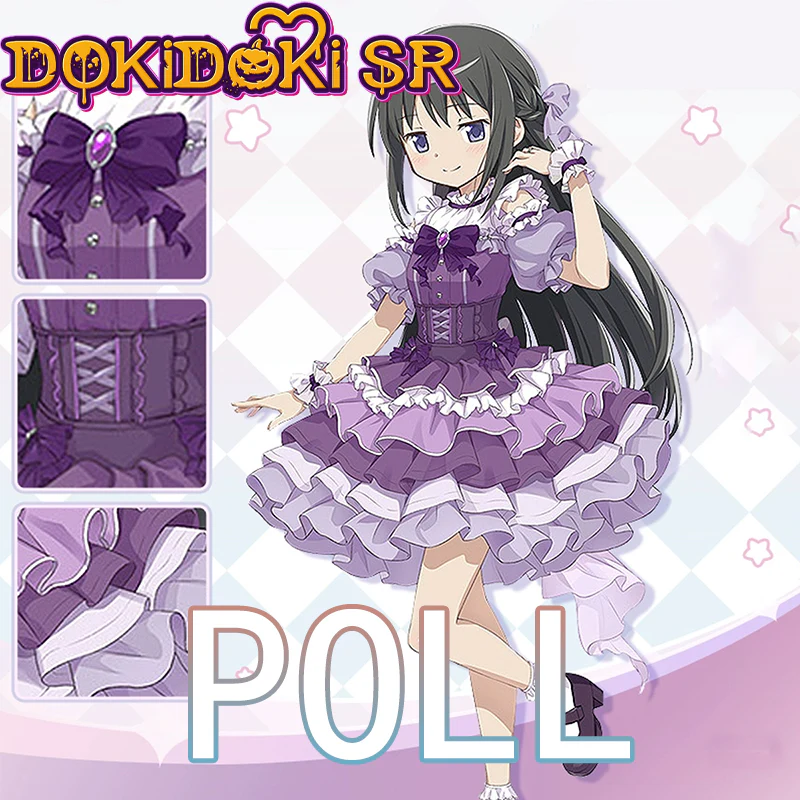 【POLL】$5 Deposit =10% OFF Coupon DokiDoki-SR Anime Cosplay Pink / Purple / Blue / Red / Yellow Dress Costume Magia Day 2025 - Image 4