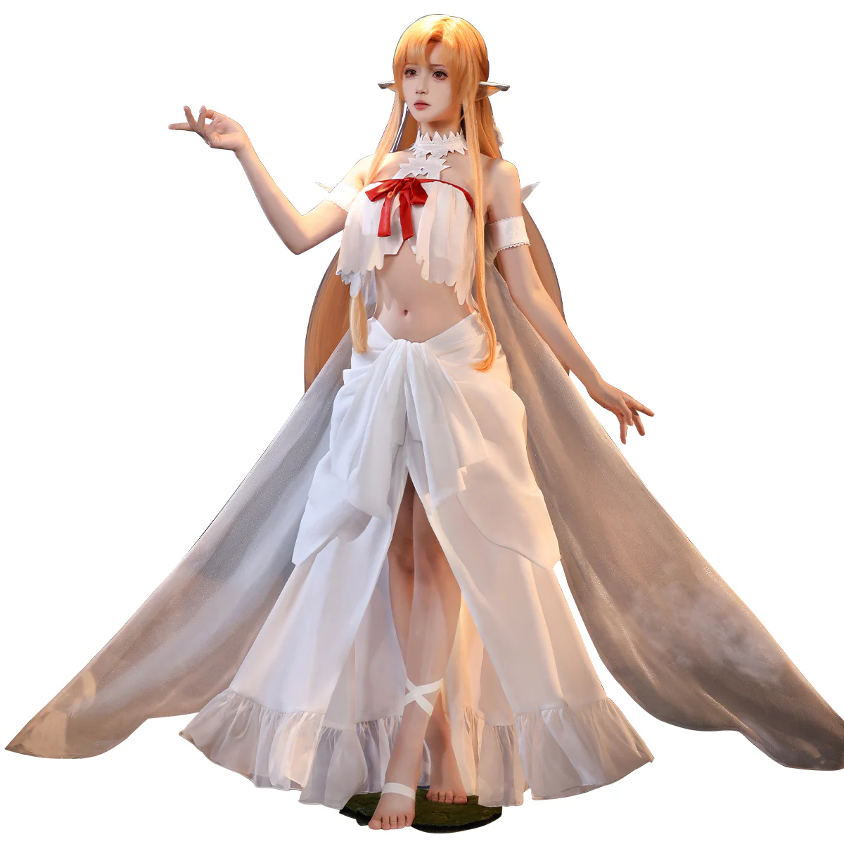 【Ready For Ship】DokiDoki-SR Anime Sword Art Online Yuuki Asuna Cosplay Fairy Queen Costume Titania SAO - Image 5