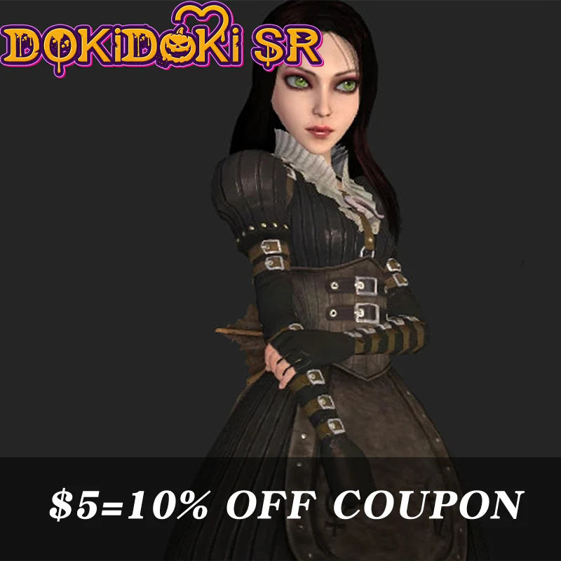 【POLL】$5 Deposit =10% OFF Coupon DokiDoki-SR Game Alice: Madness Returns Cosplay Alice Steam Dress Costume Steamdress - Image 2