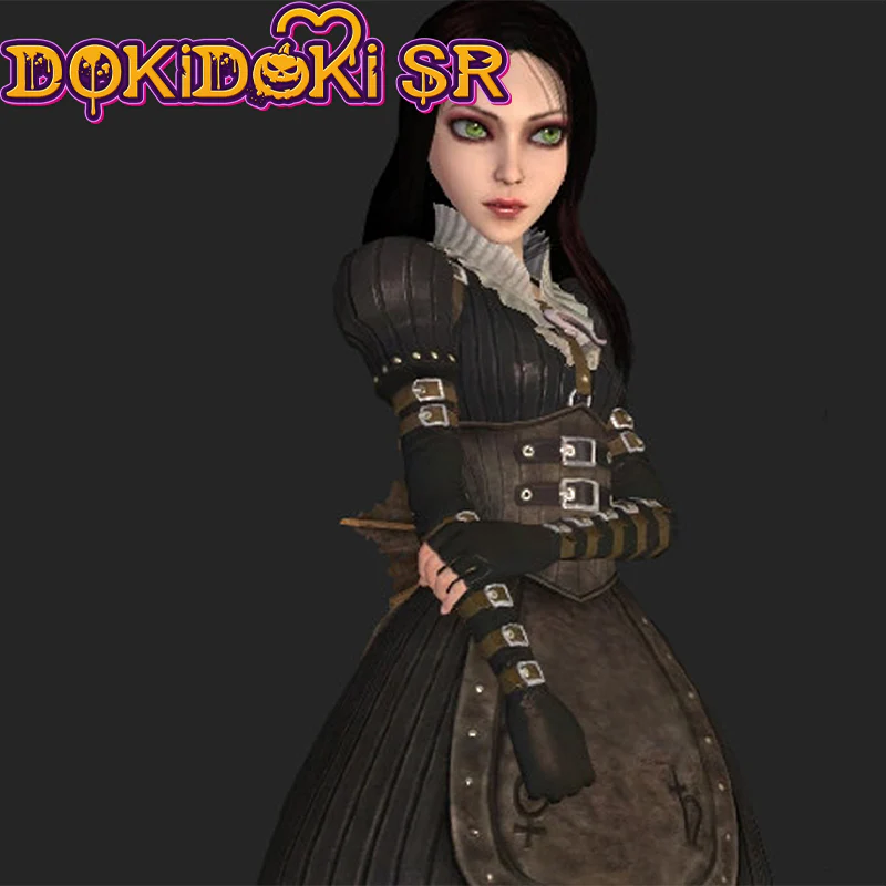 【POLL】$5 Deposit =10% OFF Coupon DokiDoki-SR Game Alice: Madness Returns Cosplay Alice Steam Dress Costume Steamdress - Image 3
