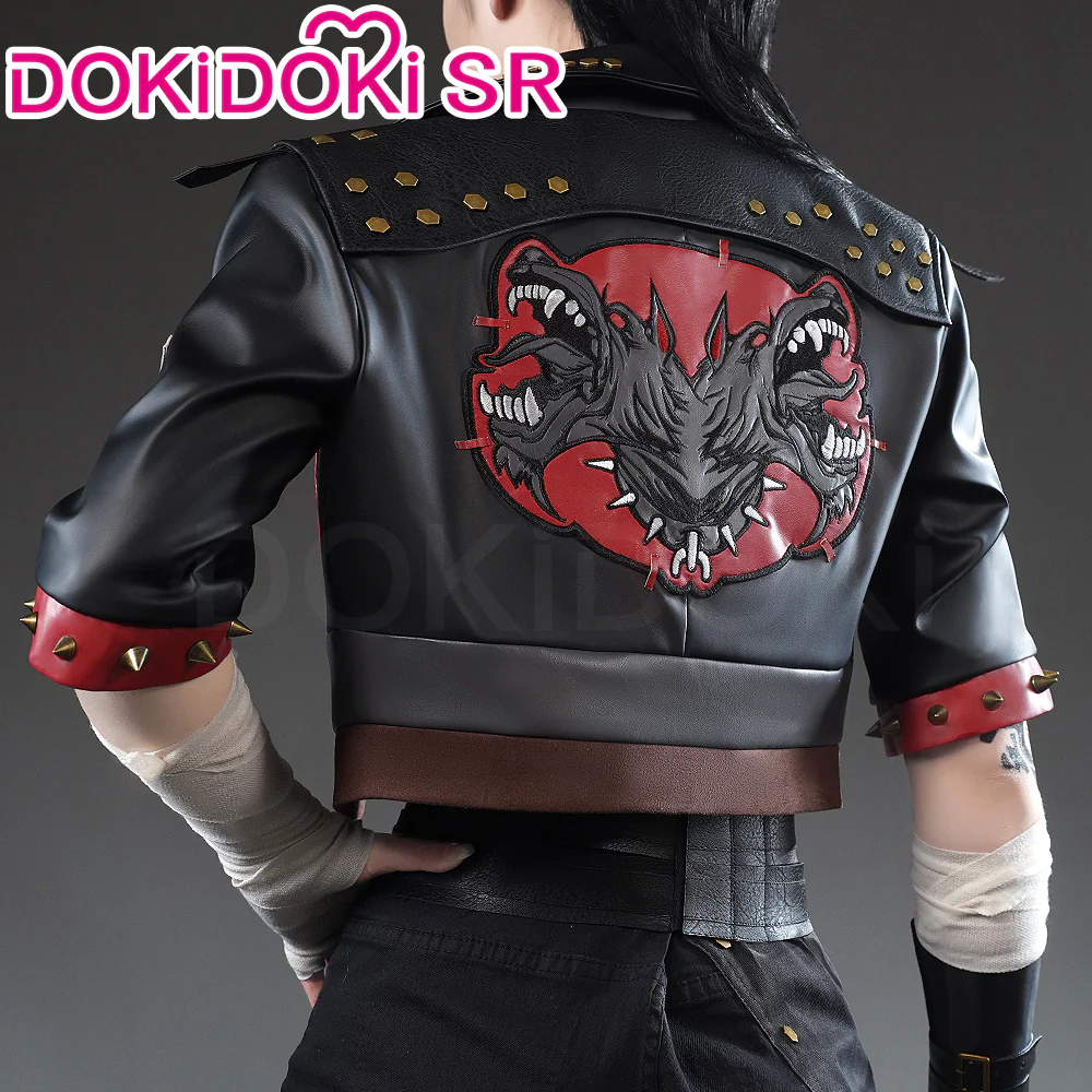 【Partial Ready For Ship】【Size S-3XL】DokiDoki-SR Game Cosplay Black Red Costume EMO - Image 3