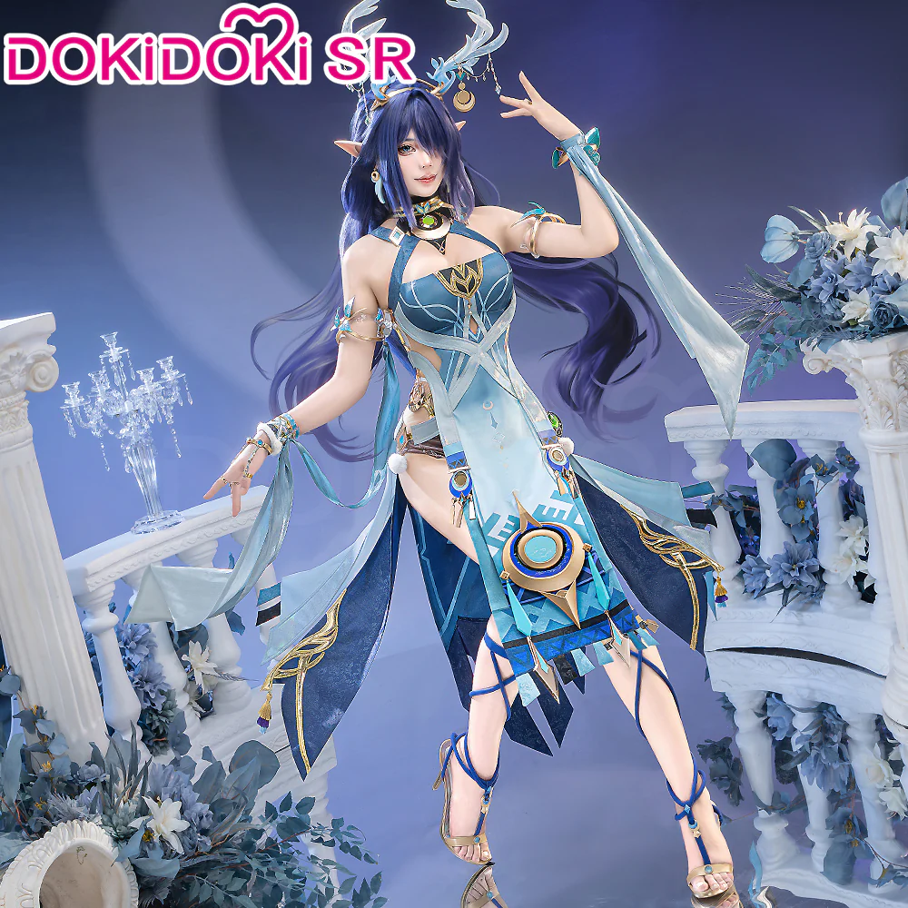 【Size S-3XL】DokiDoki-SR Game Genshin Impact Cosplay Lauma Costume Song of the Welkin Moon Nod Krai - Image 3