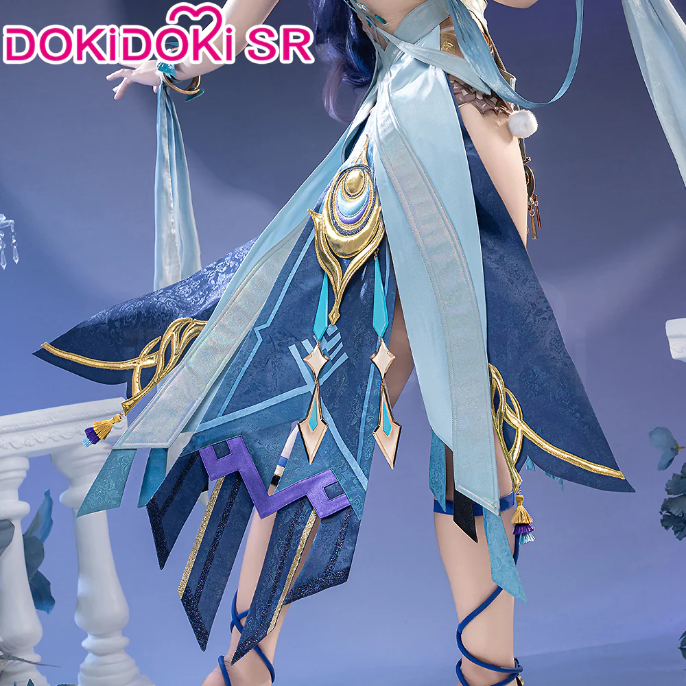 【Size S-3XL】DokiDoki-SR Game Genshin Impact Cosplay Lauma Costume Song of the Welkin Moon Nod Krai - Image 4