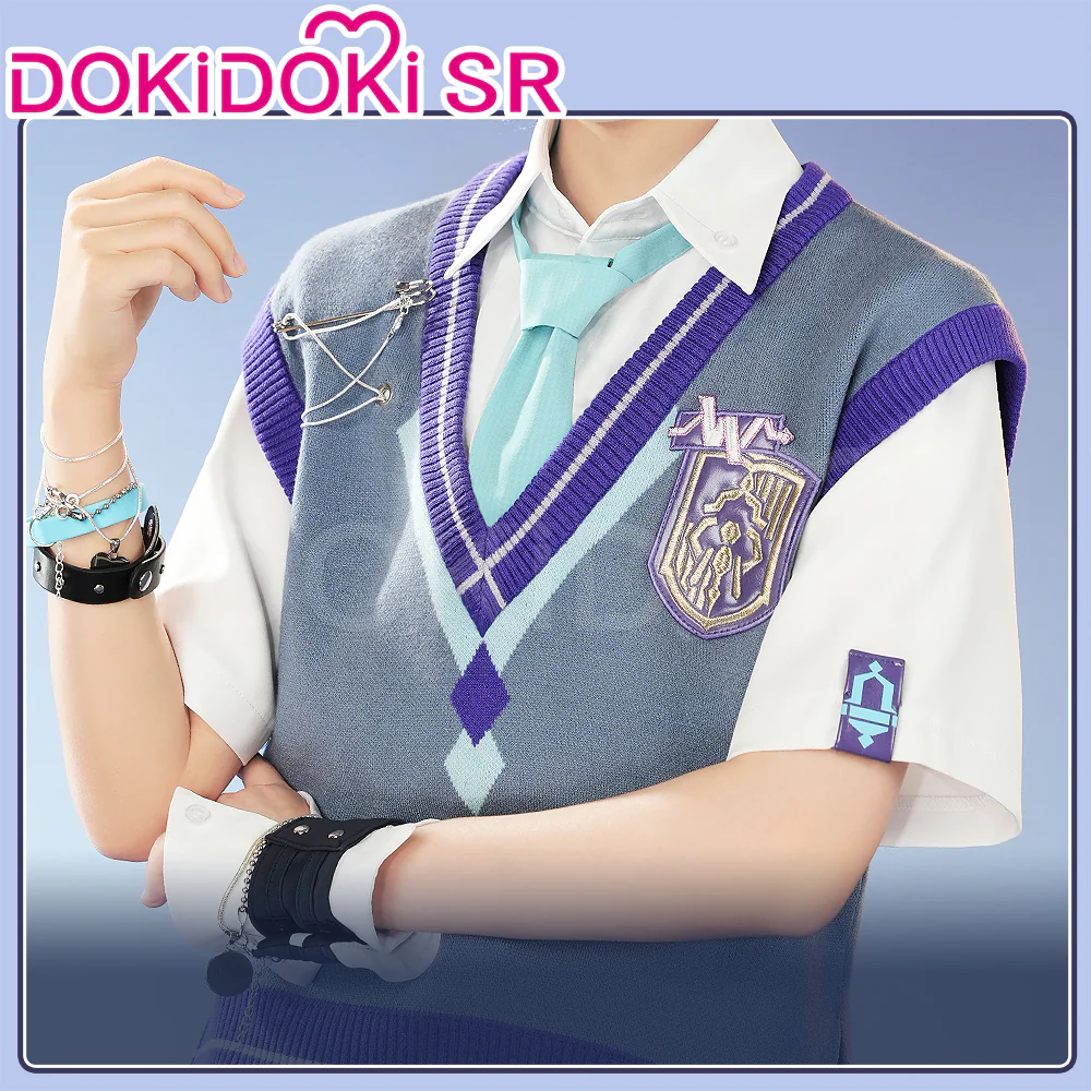 DokiDoki-SR Game Genshin Impact × MEGA COFFEE Cosplay Wanderer Costume Scaramouche - Image 3