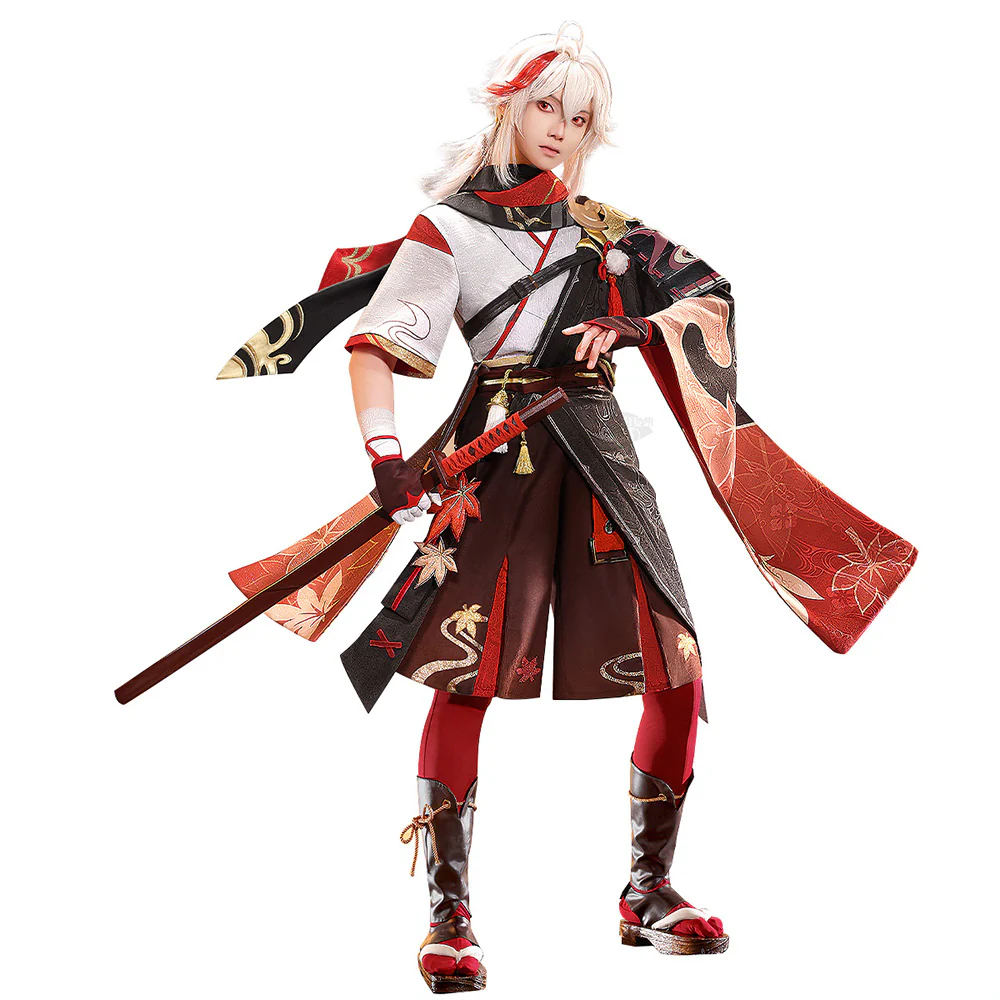 【Ready For Ship】【Size S-2XL】DokiDoki-SR Game Genshin Impact Kazuha Cosplay Costume / Shoes  Men - Image 10
