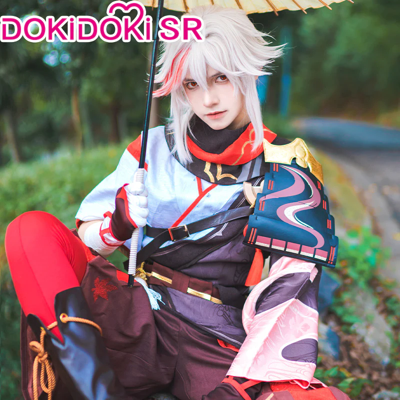 【Ready For Ship】【Size S-2XL】DokiDoki-SR Game Genshin Impact Kazuha Cosplay Costume / Shoes  Men - Image 7
