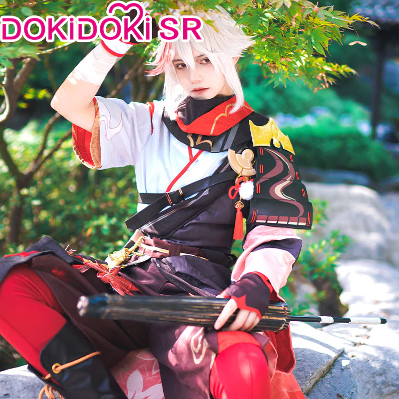 【Ready For Ship】【Size S-2XL】DokiDoki-SR Game Genshin Impact Kazuha Cosplay Costume / Shoes  Men - Image 8