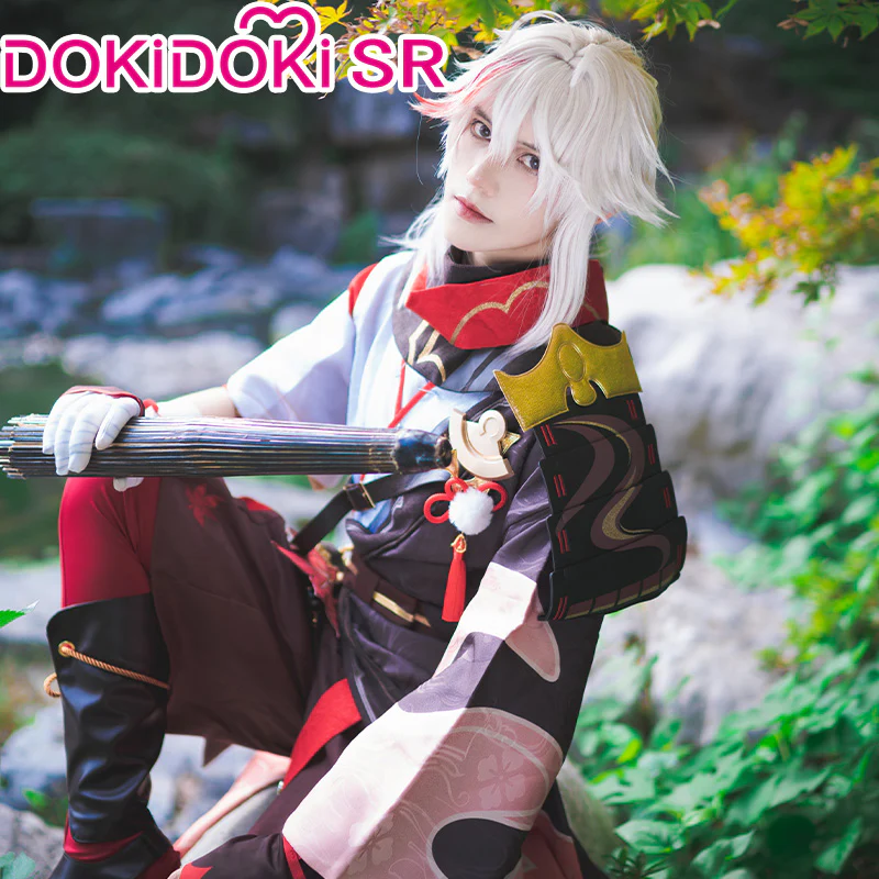 【Ready For Ship】【Size S-2XL】DokiDoki-SR Game Genshin Impact Kazuha Cosplay Costume / Shoes  Men - Image 9