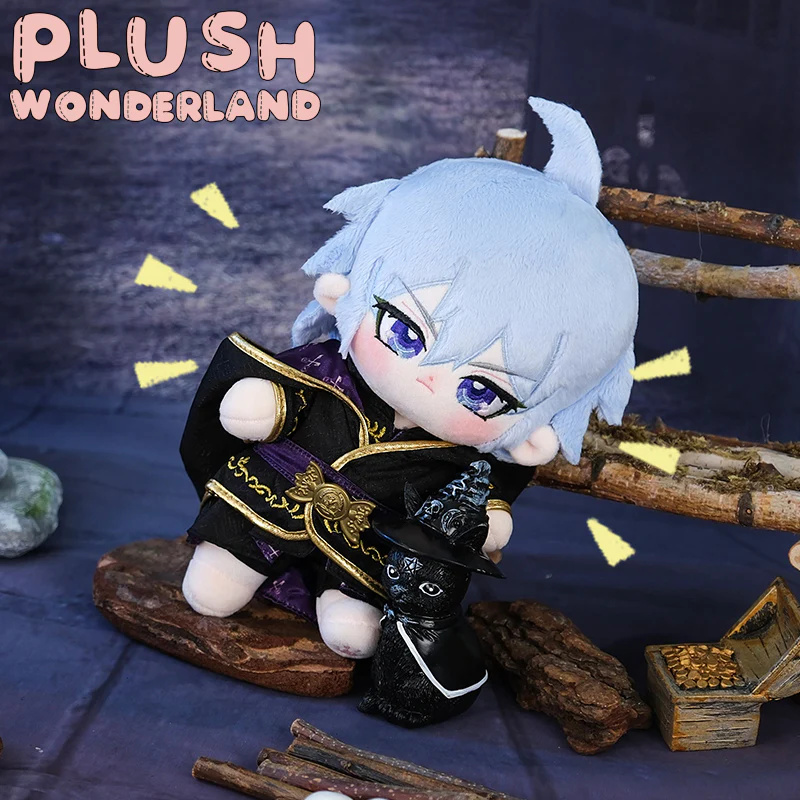 【Consignment Sales】PLUSH WONDERLAND Twsted-Wondeland Diiasomnia Sillver Cotton Doll Plush 20 CM FANMADE