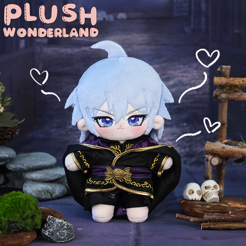 【Consignment Sales】PLUSH WONDERLAND Twsted-Wondeland Diiasomnia Sillver Cotton Doll Plush 20 CM FANMADE - Image 2