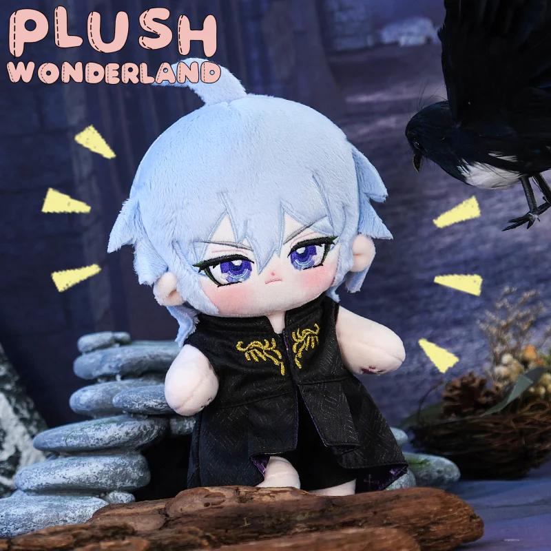 【Consignment Sales】PLUSH WONDERLAND Twsted-Wondeland Diiasomnia Sillver Cotton Doll Plush 20 CM FANMADE - Image 4